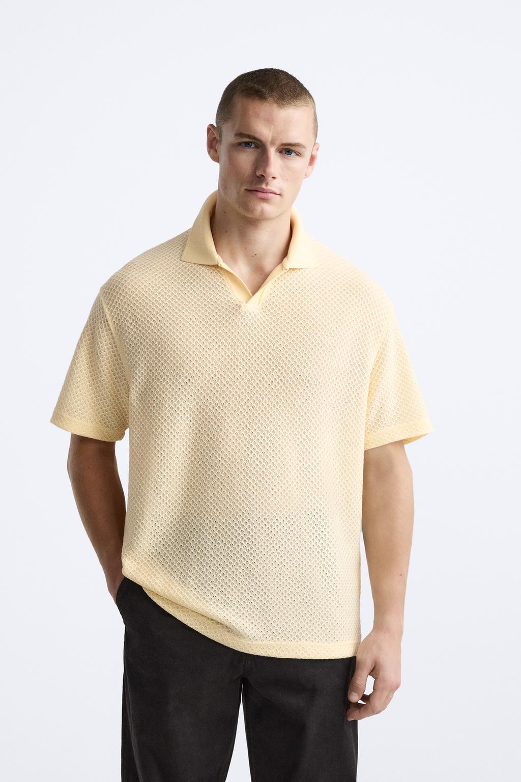 Textured Polo Shirt