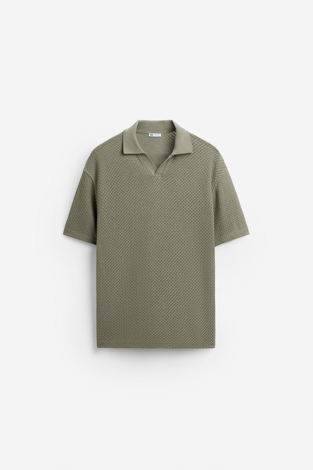 Textured Polo Shirt