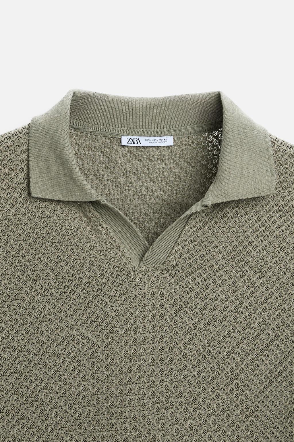 Textured Polo Shirt