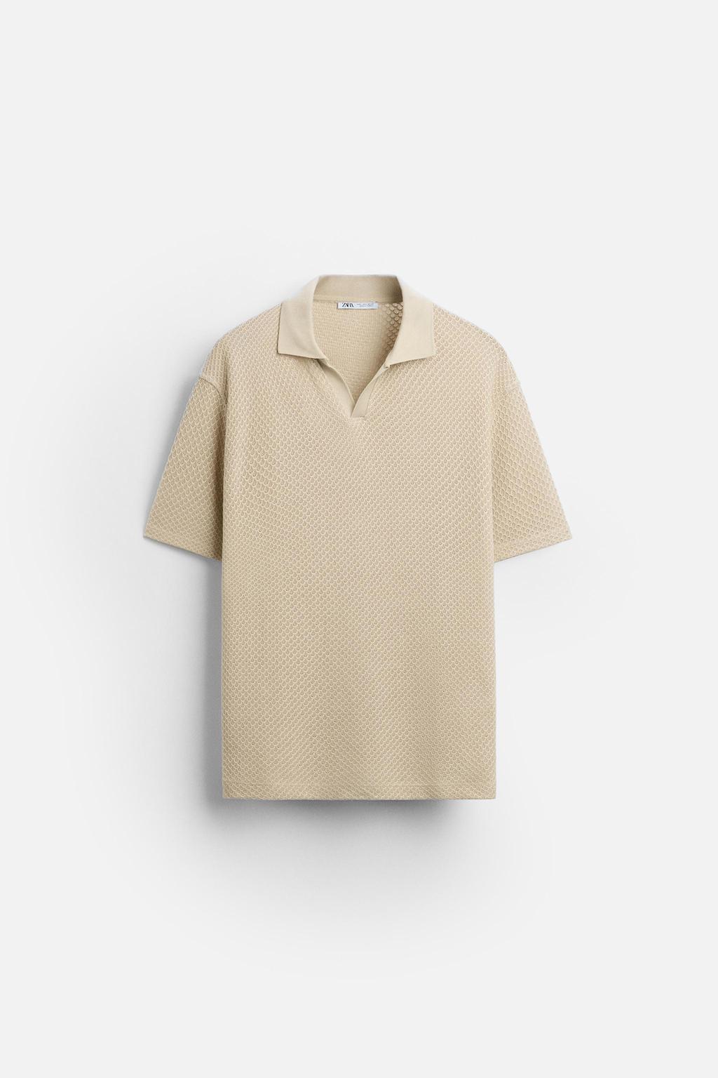 Textured Polo Shirt