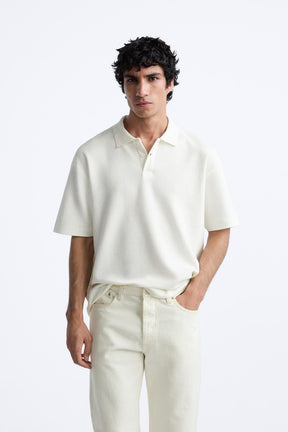 Textured Polo Shirt