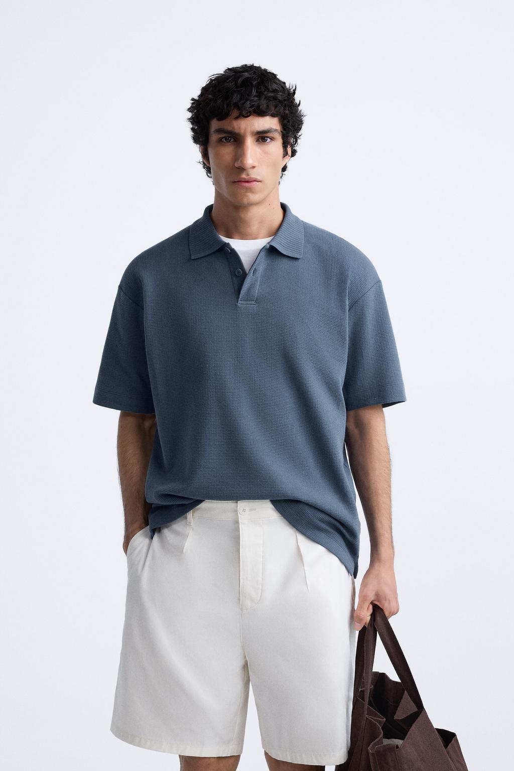 Textured Polo Shirt