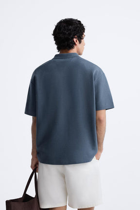 Textured Polo Shirt