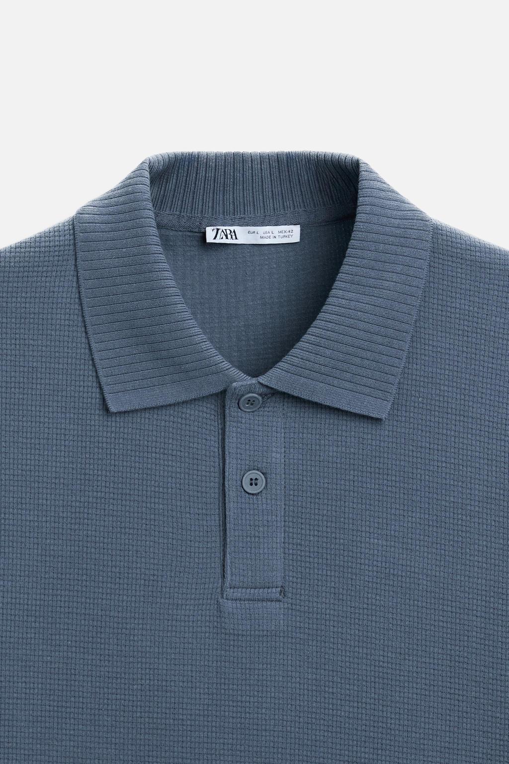 Textured Polo Shirt