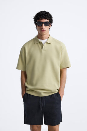 Textured Polo Shirt