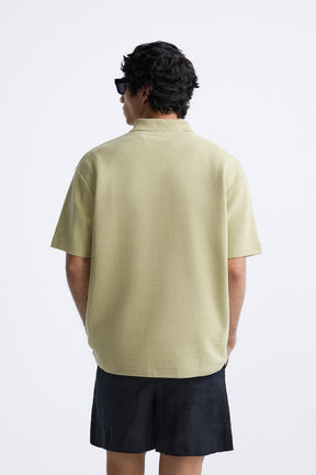 Textured Polo Shirt