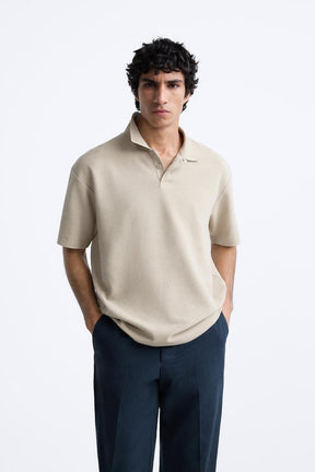 Textured Polo Shirt