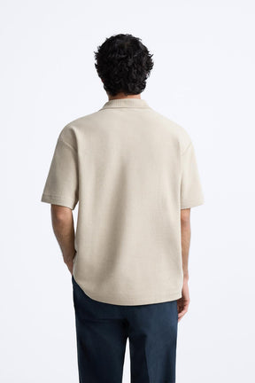 Textured Polo Shirt