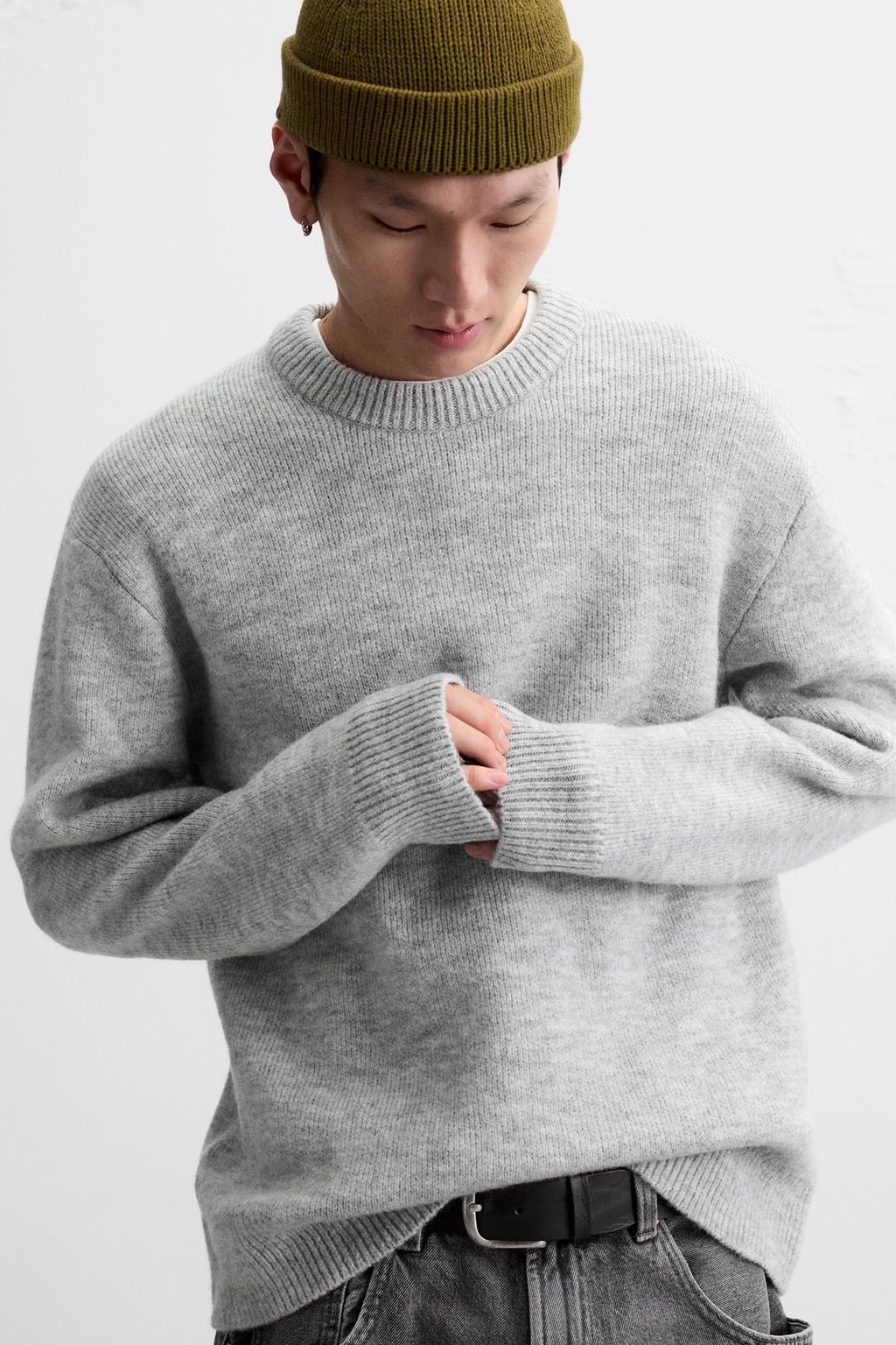 Zara Textured Relax Fit Sweater