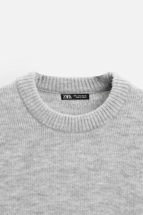 Zara Textured Relax Fit Sweater