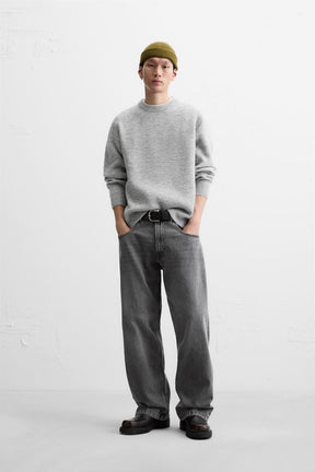 Zara Textured Relax Fit Sweater