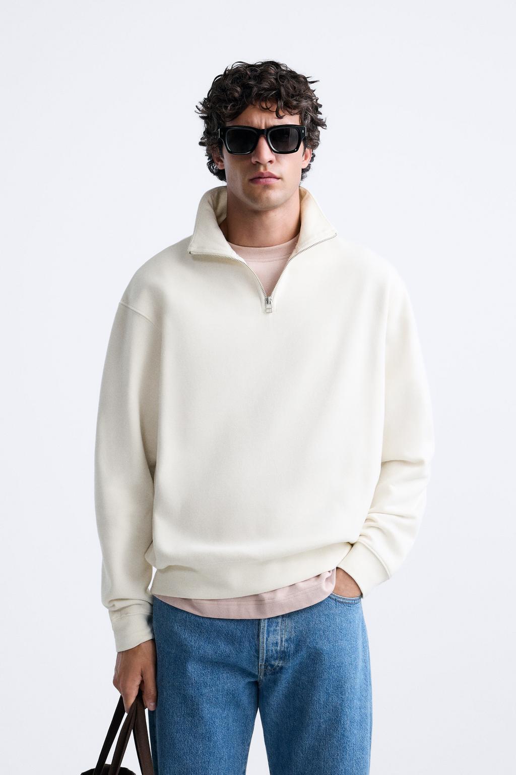 Zip Neck Sweatshirt