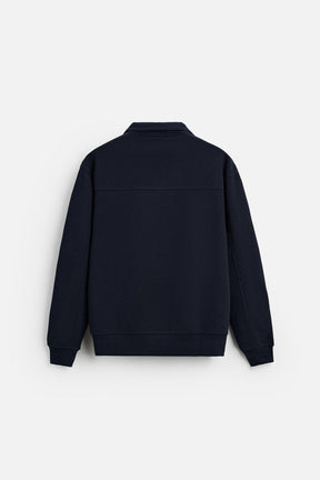 Zip Neck Sweatshirt