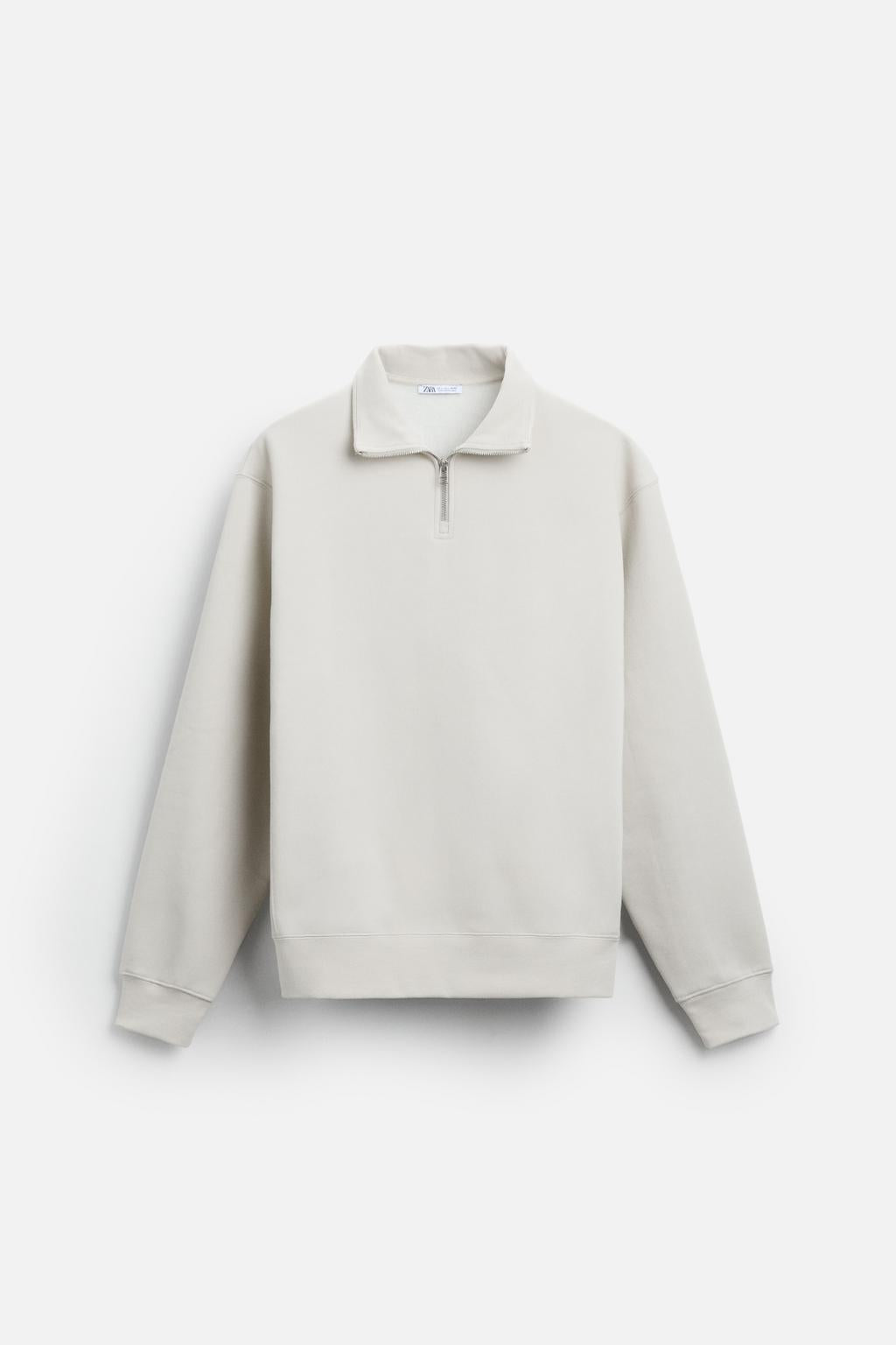 Zip Neck Sweatshirt