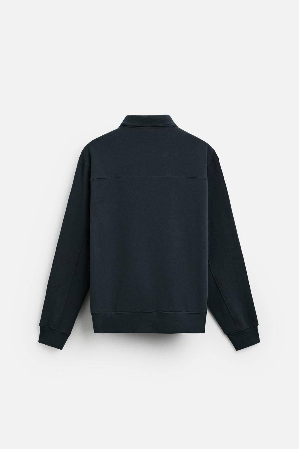 Zip Neck Sweatshirt