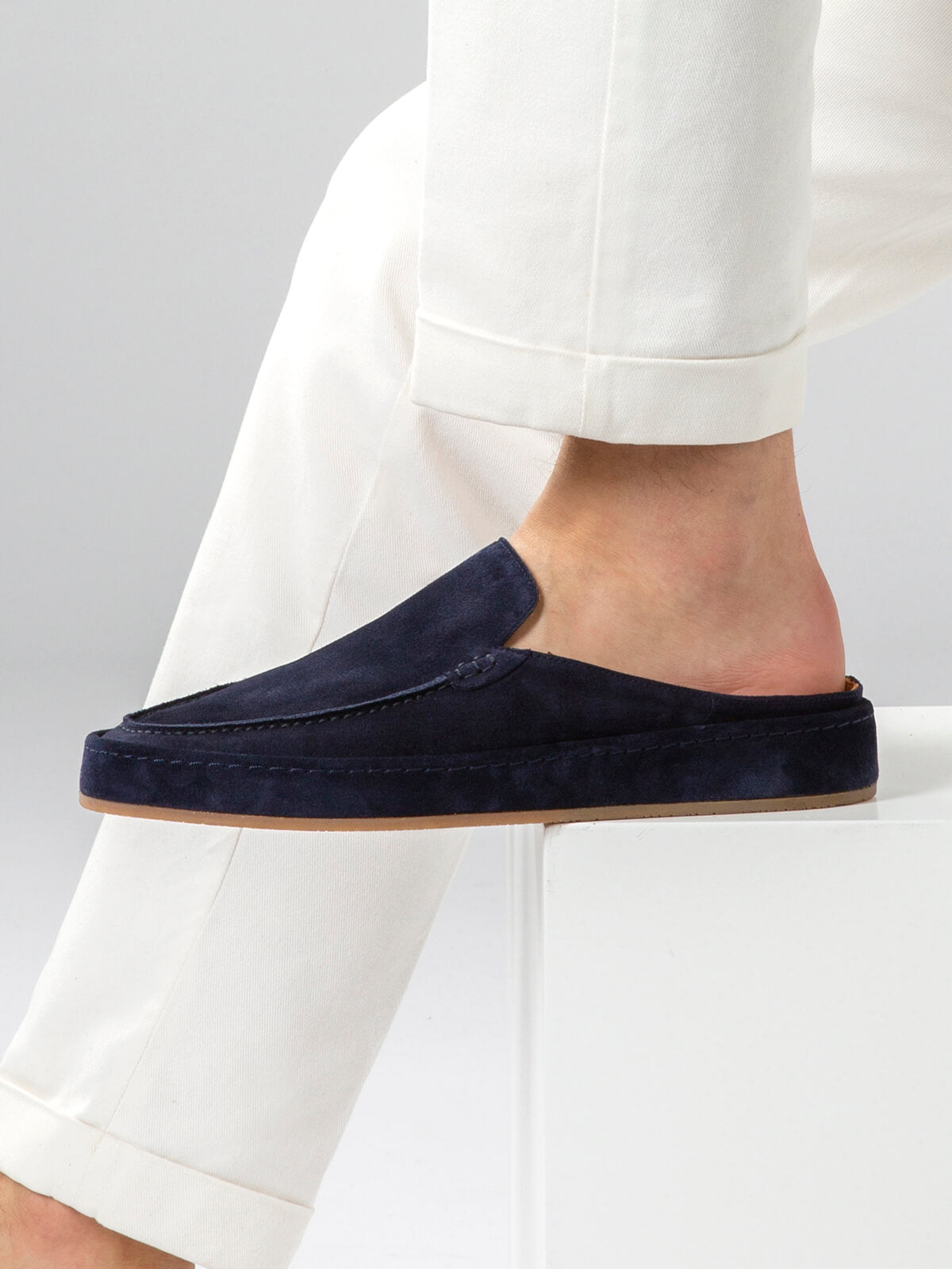 Navy Voyager Slipper