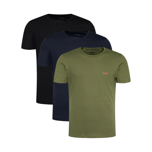 Cotton T-Shirt Tripack - Hugo Boss