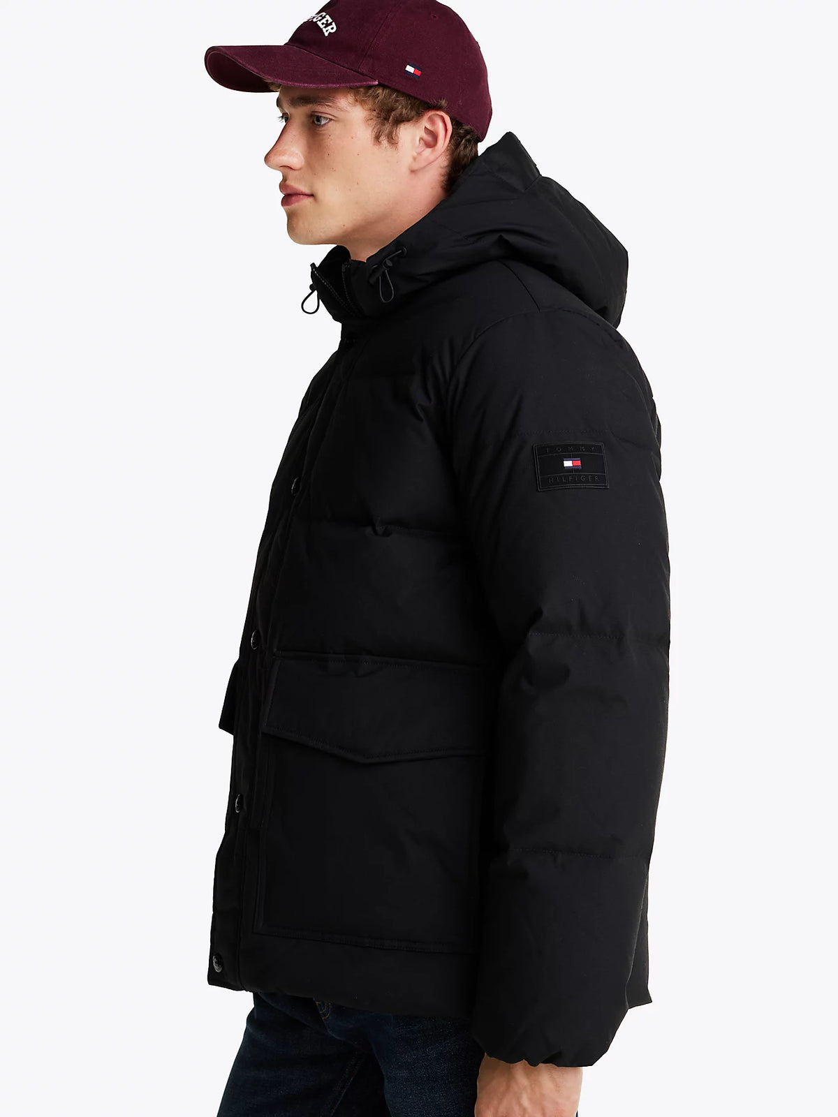 Down Hooded Puffer Jacket