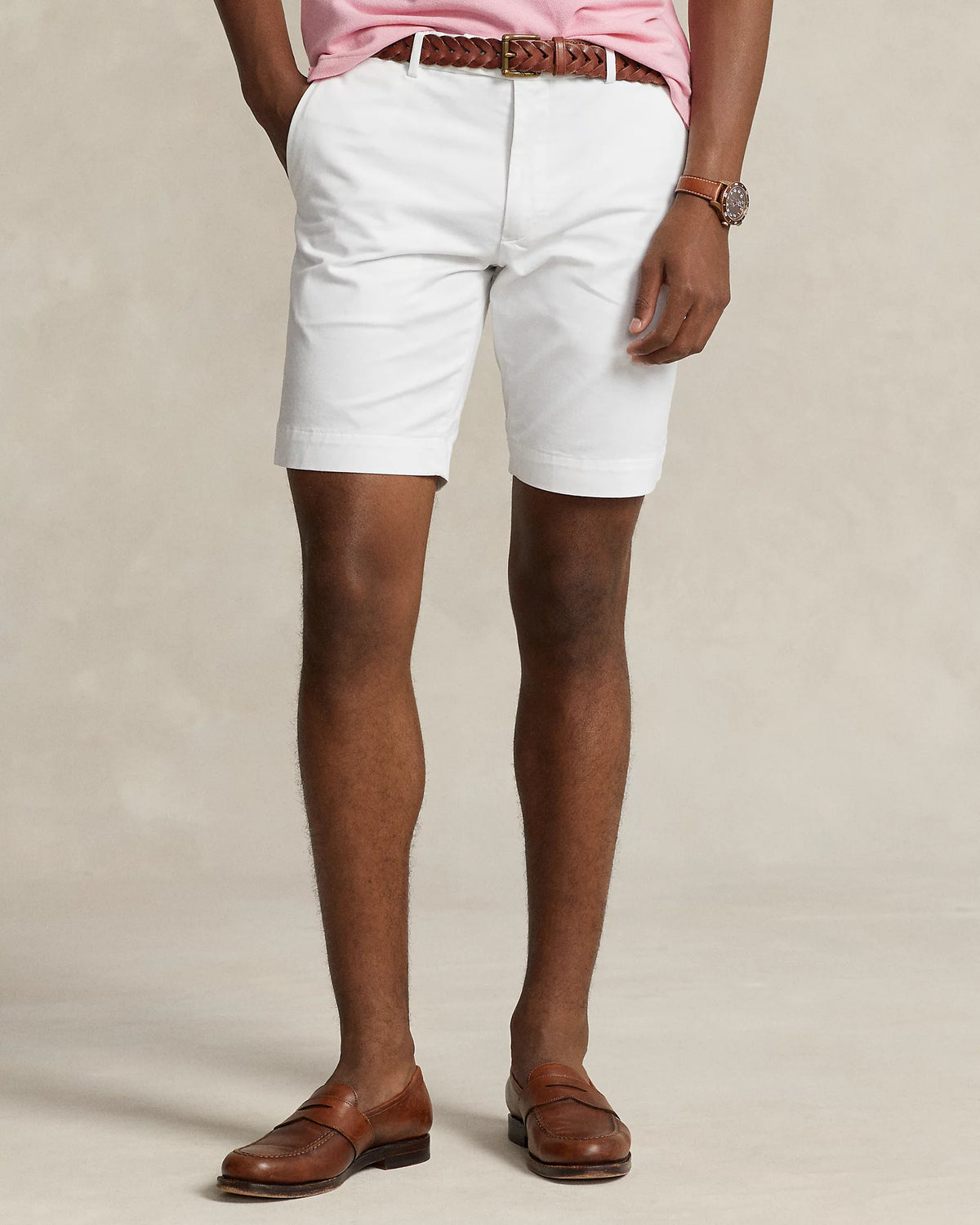 24-cm Stretch Slim Fit Chino Short