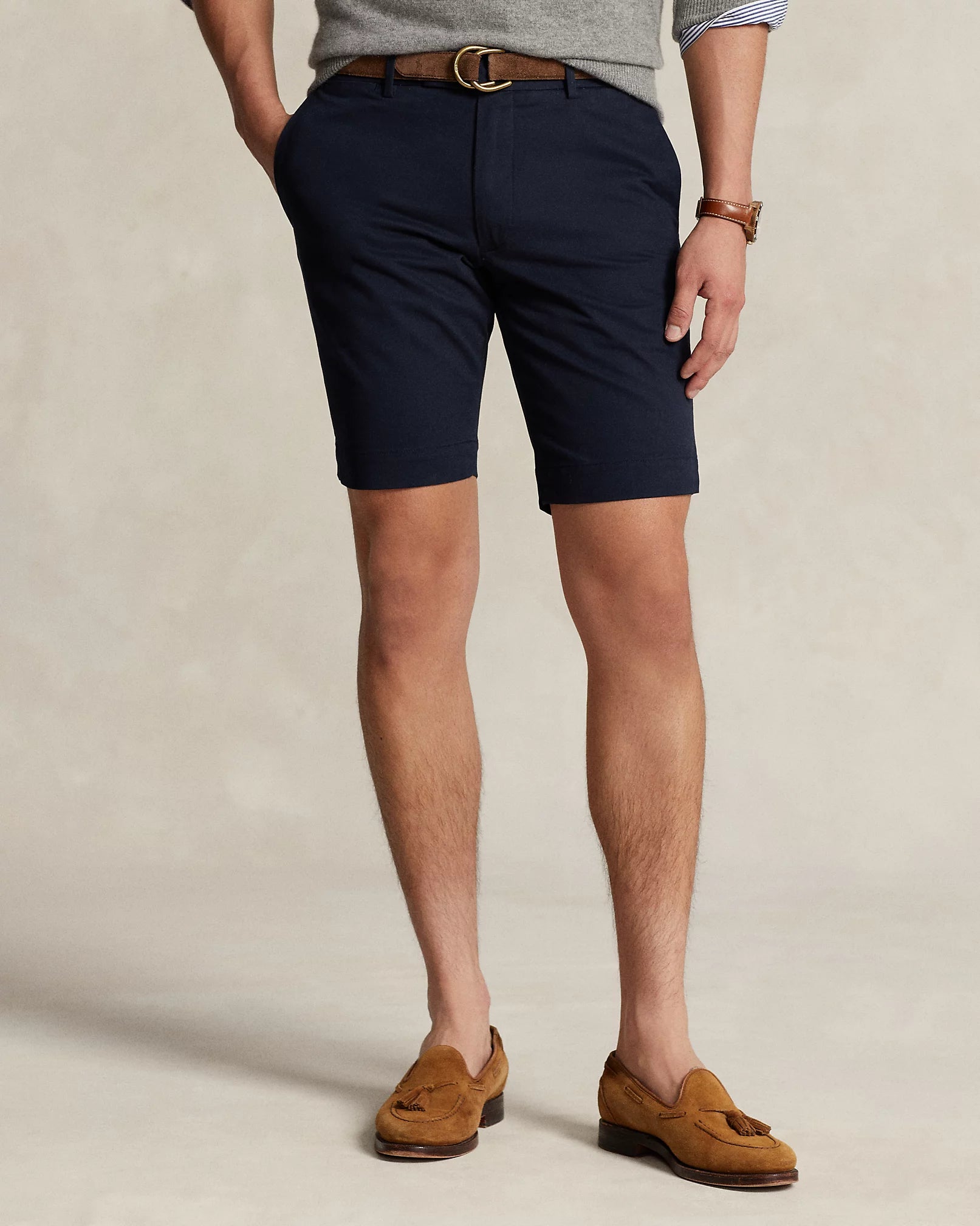 24-cm Stretch Slim Fit Chino Short