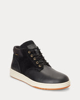 Waterproof Leather-Suede Trainer Boot