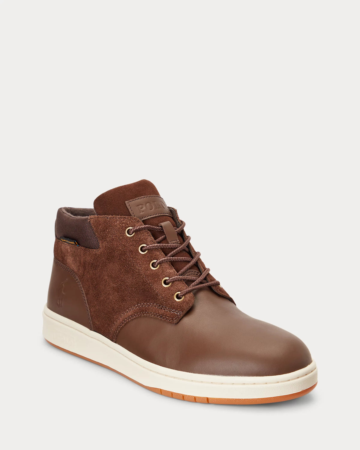 Waterproof Leather-Suede Trainer Boot