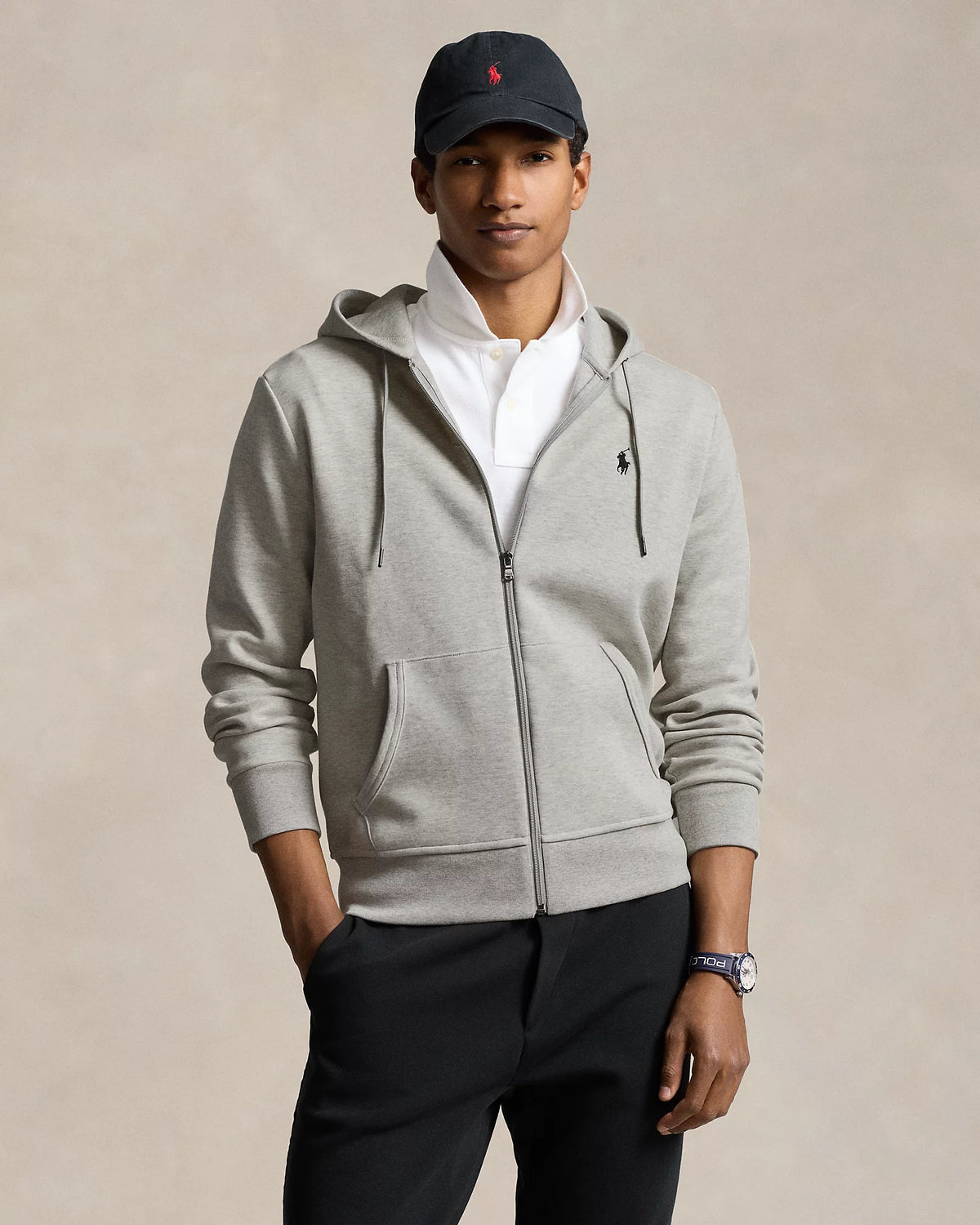 Double-Knit Full-Zip Hoodie