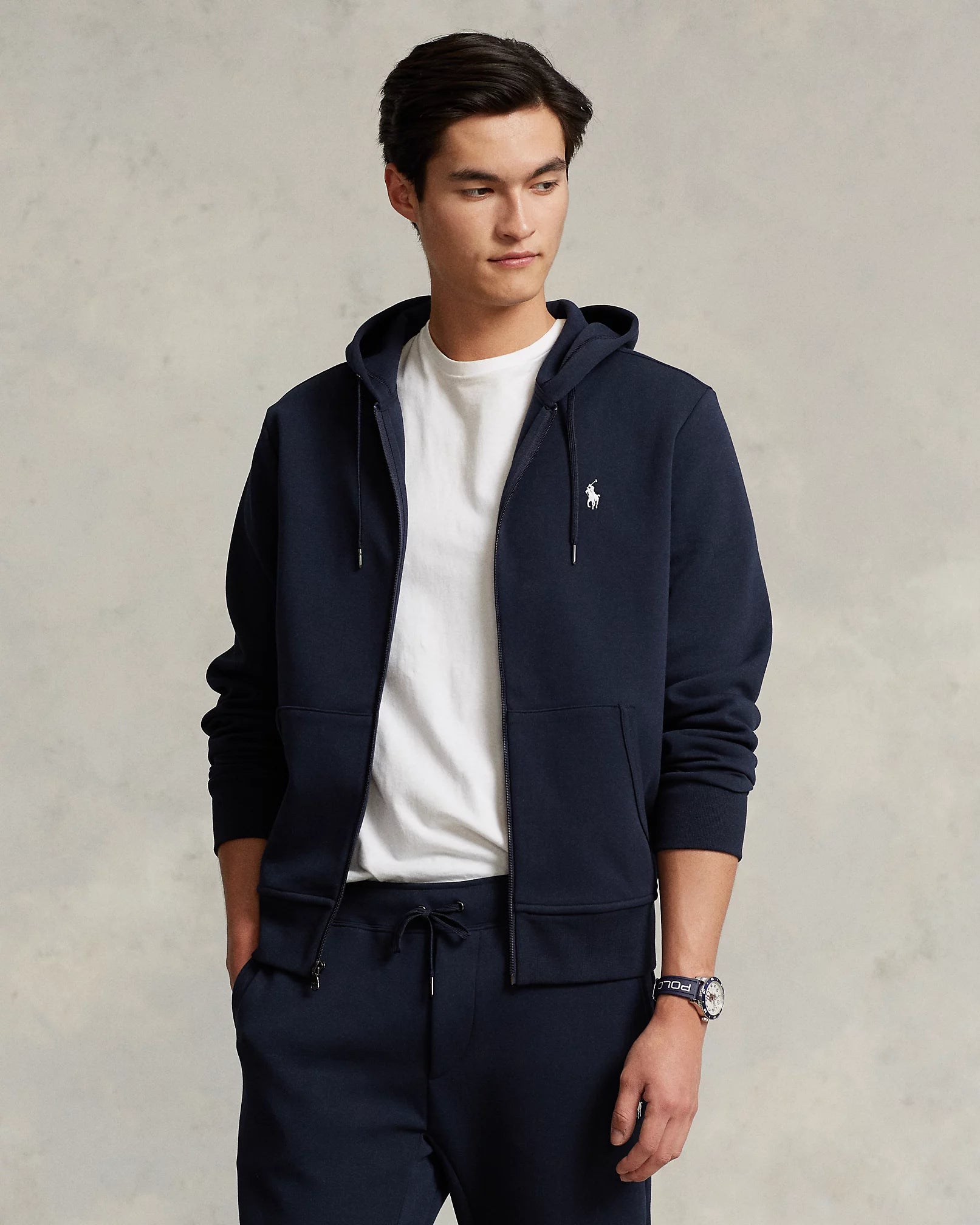 Double-Knit Full-Zip Hoodie