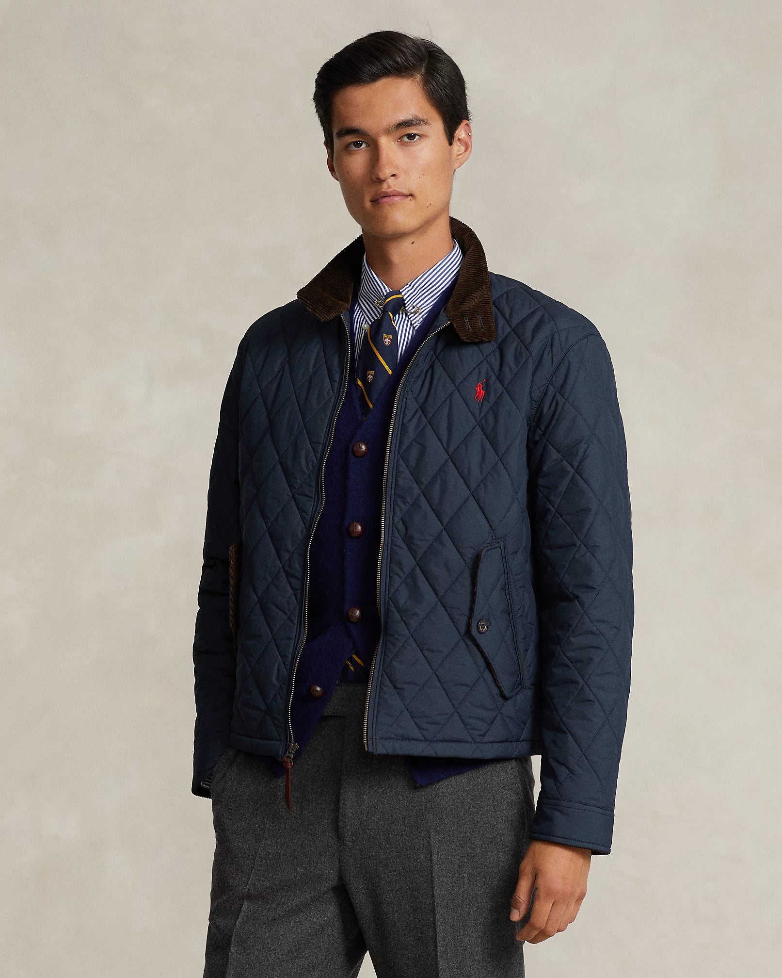 Water-Repellent Quilted Jacket