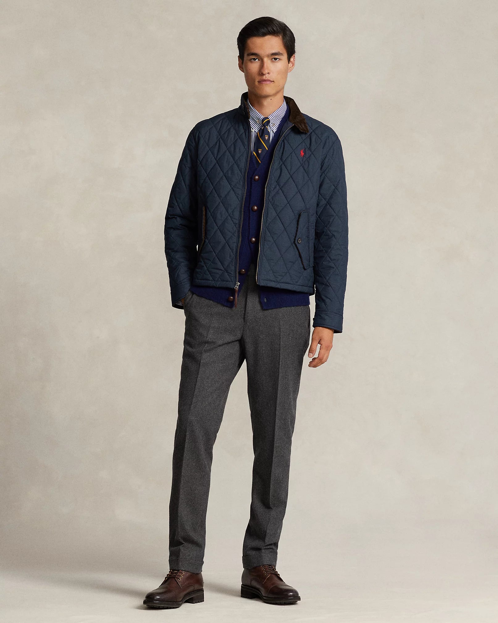 Water-Repellent Quilted Jacket