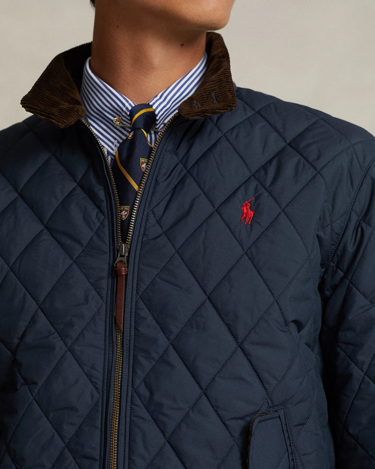 Water-Repellent Quilted Jacket