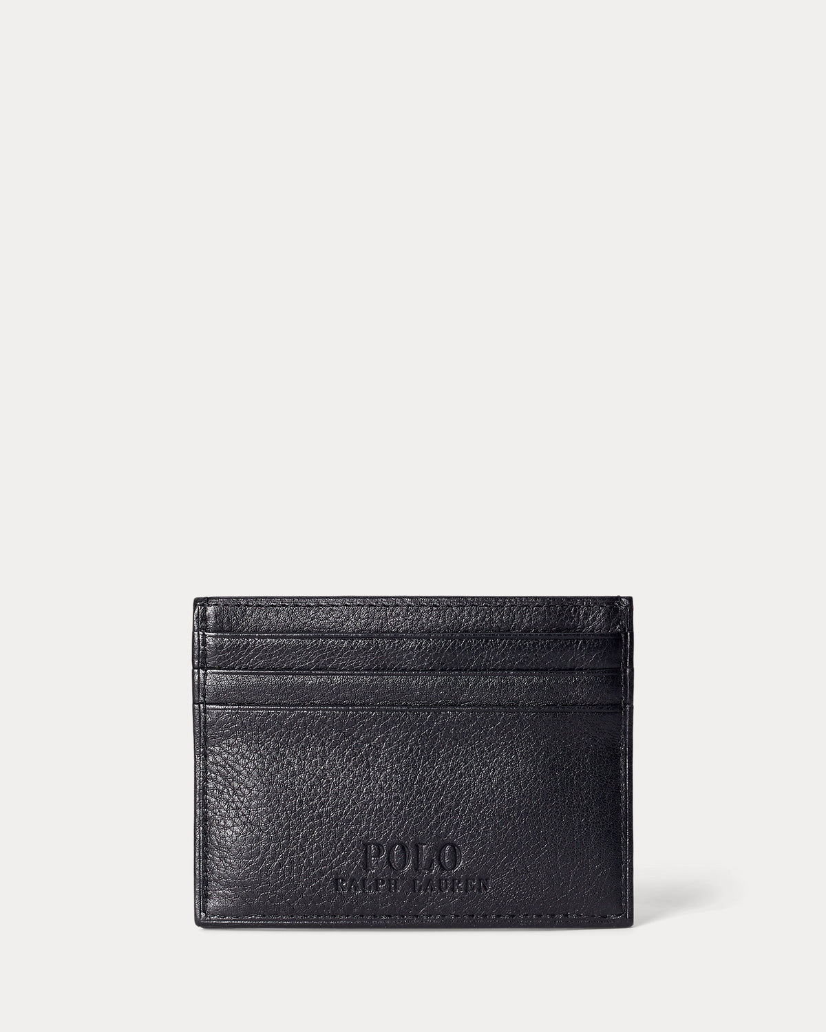 Pebbled Leather Card Case