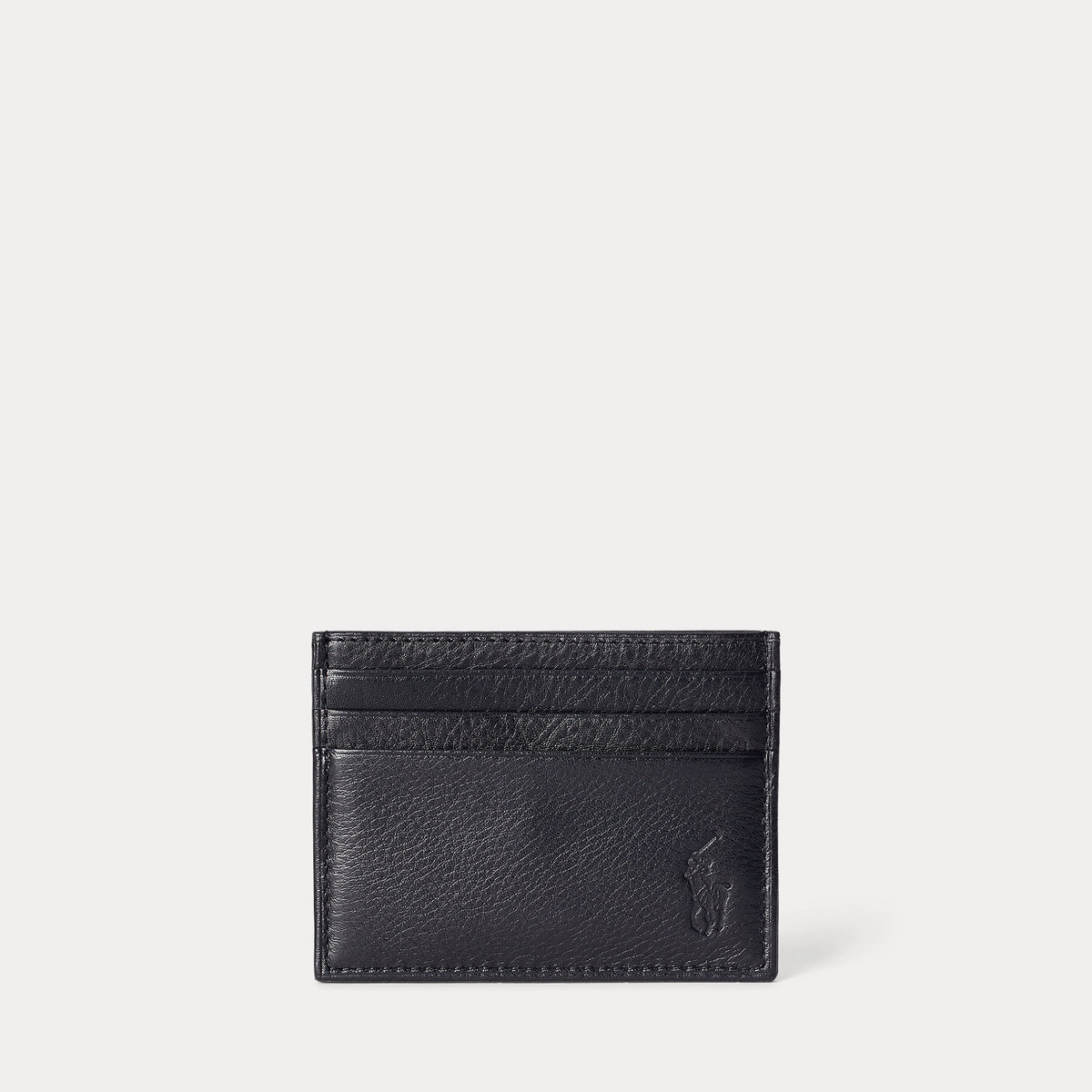 Pebbled Leather Card Case