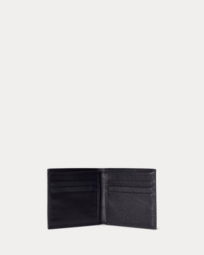 Pebbled Leather Billfold Wallet