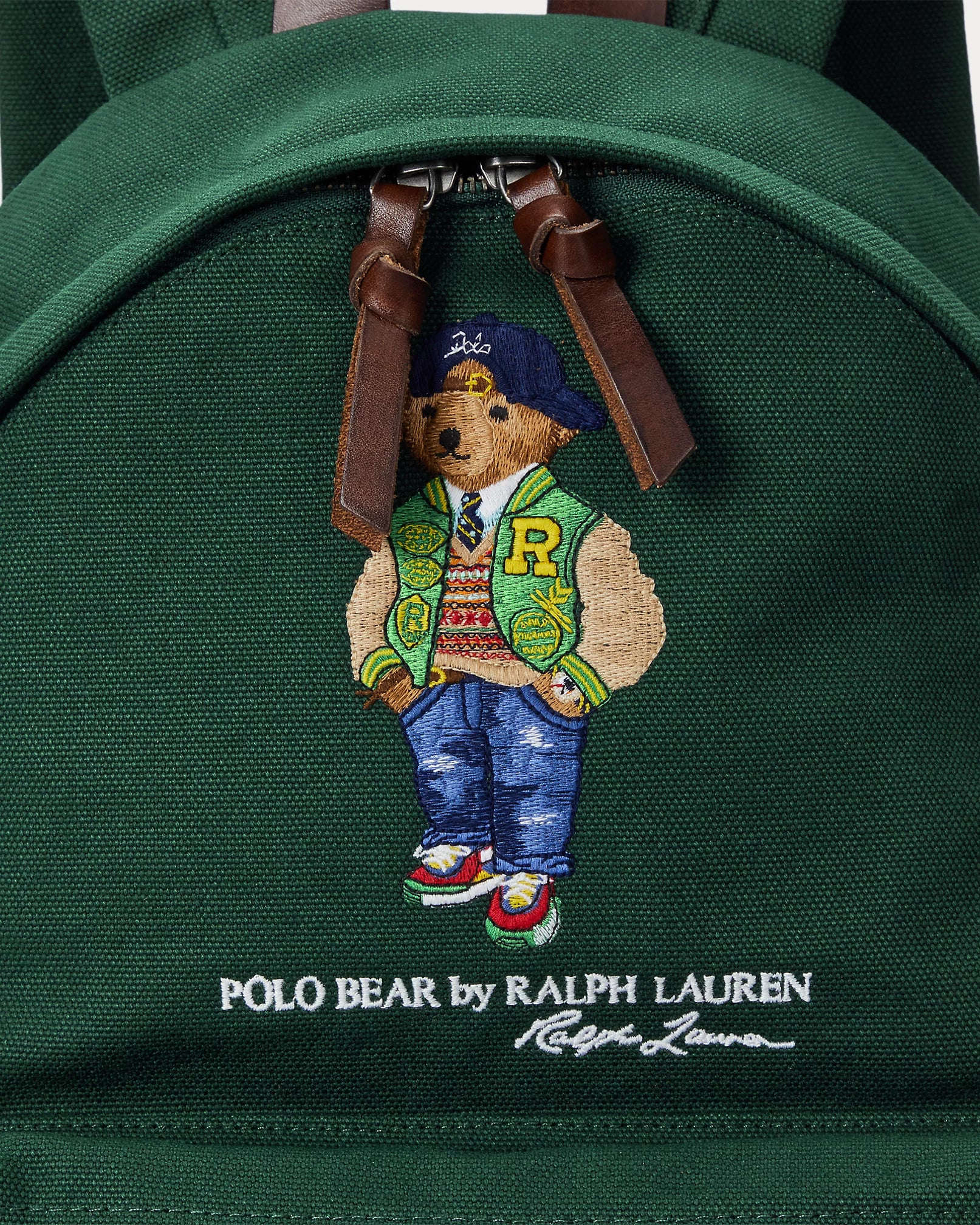 Polo Bear Canvas Backpack