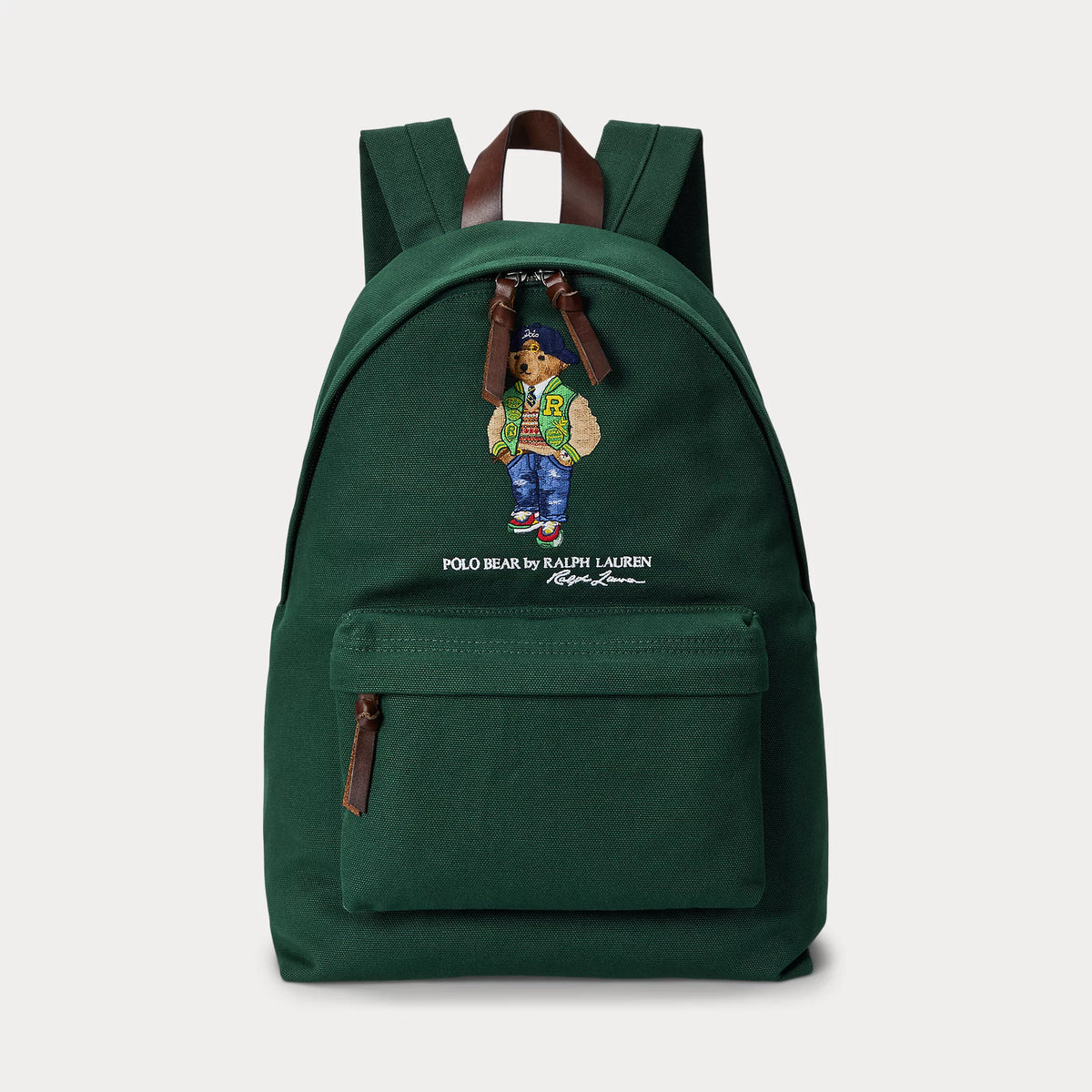 Polo Bear Canvas Backpack